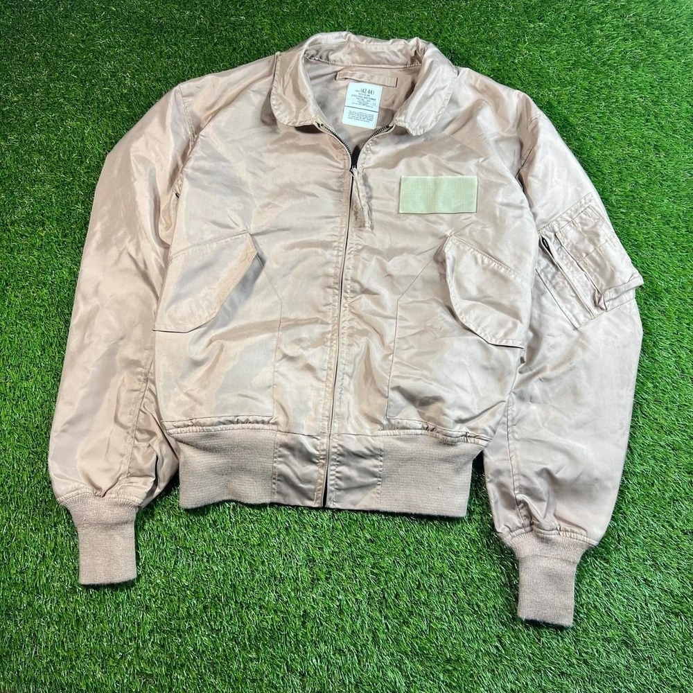 Vintage Military CWU-36/P Flight Jacket Flyers Summer Bomber Jacket Large 42-44